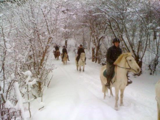 Balades dans la neige à ST JACQUES D'AMBUR